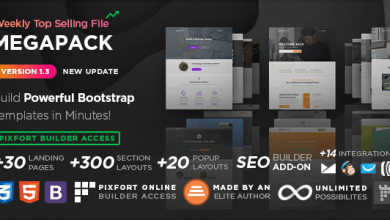 Photo of [Download-S2] MEGAPACK v1.3 – Marketing HTML Landing Pages Pack + PixFort Page Builder Access