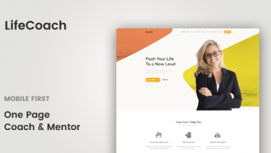 Photo of [Download-S2] LifeCoach v1.1 - Coach, Speaker & Mentor Template