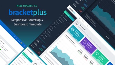 Photo of [Download-S2] Bracket Plus v1.4 - Responsive Bootstrap 4 Admin Dashboard Template