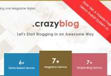 Photo of [Download-S2] CrazyBlog v2.1 - Start A Blog or Magazine for Adsense