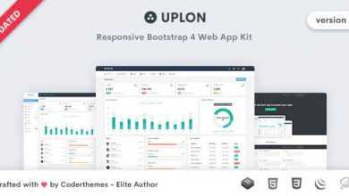 Photo of [Download-S2] Uplon v1.9 - Responsive Bootstrap 4 Web App Kit