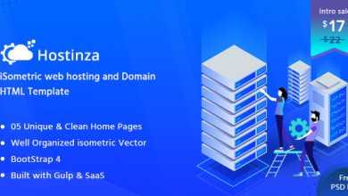Photo of [Download-S2] Hostinza - Isometric Web Hosting, Domain and WHMCS Html Hosting Template