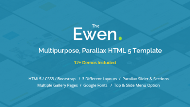 Photo of [Download-S2] Ewen - Multipurpose HTML5 Parallax Template