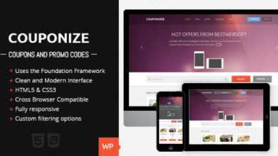 Photo of [Download-S2] Couponize v1.2 - Responsive Coupons and Promo Theme