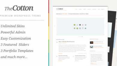 Photo of [Download-S2] The Cotton v1.3.0 - Powerful Minimalistic WordPress Theme
