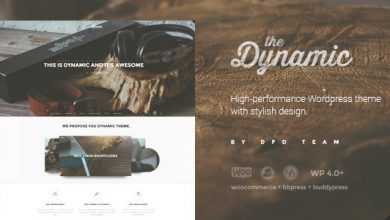 Photo of [Download-S2] The Dynamic - High-Performance Wordpress Theme