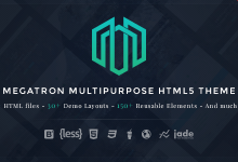 Photo of [Download-S2] Megatron v1.1.7 - Multipurpose HTML5 Template