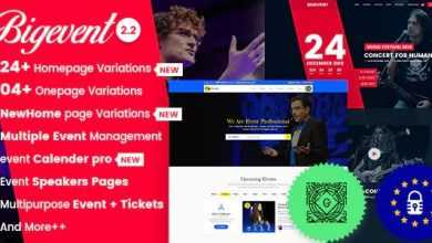 Photo of [Download-S2] BigEvent v2.2.7 - Conference Event WordPress Theme