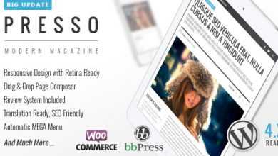 Photo of [Download-S2] PRESSO v2.0.3 - Clean & Modern Magazine Theme