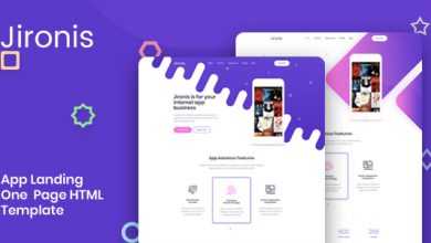 Photo of [Download-S2] Jironis - App Landing One Page HTML Template