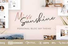 Photo of [Download-S2] Miss Sunshine v1.0.0 - Lifestyle & Beauty Women Blog