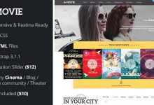 Photo of [Download-S2] A.Movie - Cinema/Movie HTML LESS Template