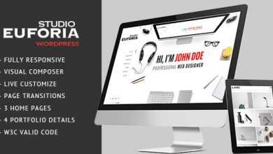 Photo of [Download-S2] Euforia v1.1.4 - Responsive Vcard WordPress Theme
