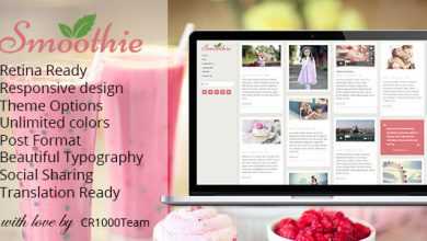 Photo of [Download-S2] Smoothie v1.4.4 - Retina Responsive WordPress Blog Theme