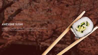 Photo of [Download-S2] Sushi - Creativemarket Responsive One Page Theme