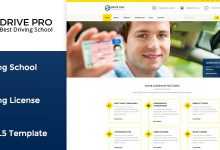 Photo of [Download-S2] Drive Pro v1.1 - Driving School HTML Template