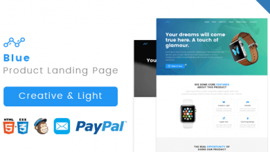 Photo of [Download-S2] Blue v1.2 - WordPress Product Landing Page Theme
