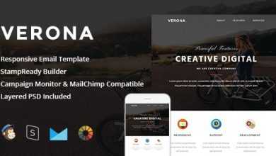 Photo of [Download-S2] Verona - Responsive Email + StampReady Builder