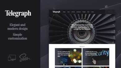 Photo of [Download-S2] Telegraph v1.0.1 - Creative WordPress Blog Theme