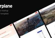 Photo of [Download-S2] Airplane v1.1 - Startup HTML Template