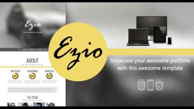 Photo of [Download-S2] Ezio – One Page Parallax HTML5 Template