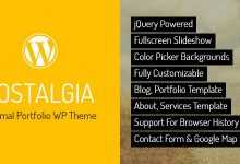 Photo of [Download-S2] Nostalgia - Themeforest Portfolio WordPress Theme