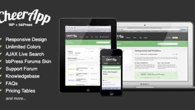 Photo of [Download-S2] CheerApp v1.1 - Responsive App WP + bbPress Theme