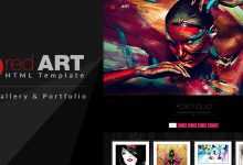 Photo of [Download-S2] Red Art - HTML Portfolio / Art Gallery Website Template