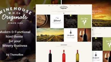 Photo of [Download-S2] Wine House v1.1 - Vineyard, Shop & Restaurant Site Template