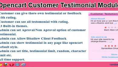 Photo of [Download-S1] opencart customer testimonial module