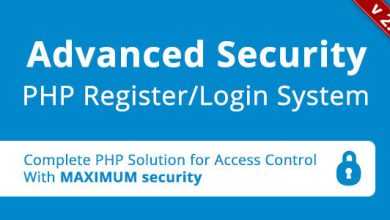 Photo of [Download-S1] Advanced Security - PHP Register/Login System