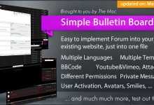Photo of [Download-S1] Simple Bulletin Board v4.2