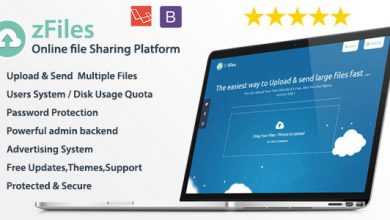 Photo of [Download-S1] zFiles v1.0.5 - Online file Sharing Platform