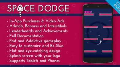 Photo of [Download-S1] Space Dodge - Admob + IAP + Leaderboards