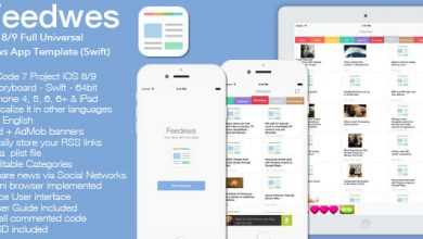 Photo of [Download-S1] Feedews - iOS 8/9 Universal News App Template (Swift)