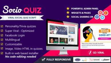 Photo of [Download-S1] SocioQuiz v1.1.1 - Viral Quiz website with Facebook login
