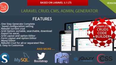 Photo of [Download-S1] Laravel CRUD - CMS - Sximo 5 LTS