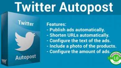 Photo of [Download-S1] Twitter autopost - Prestashop Plugin