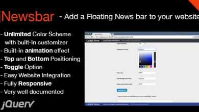 Photo of [Download-S1] JNewsbar - jQuery Floating News Ticker Bar
