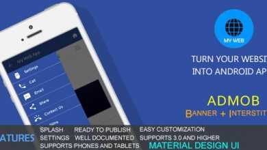 Photo of [Download-S1] My Web App - Material Design UI - AdMob