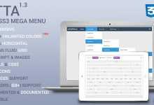 Photo of [Download-S1] Zetta Menu - CSS3 Mega Menu and Drop Down menu