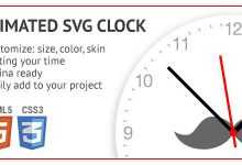 Photo of [Download-S1] Animated SVG clock