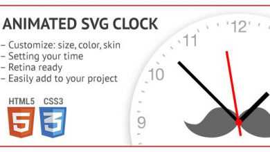Photo of [Download-S1] Animated SVG clock
