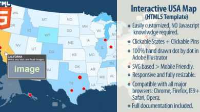 Photo of [Download-S1] Interactive USA Map - HTML5