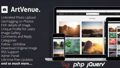 Photo of [Download-S1] ArtVenue : Image Sharing Community Script