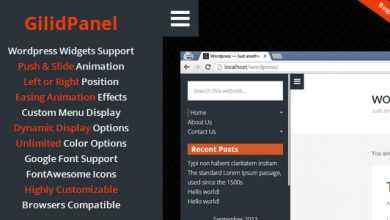 Photo of [Download-S1] GilidPanel - WordPress Sliding Panel Sidebar