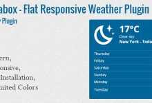 Photo of [Download-S1] Ideabox - Flat Responsive Weather Plugin