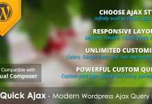Photo of [Download-S1] Quick Ajax v2.3.1 - Modern Wordpress Ajax Query Posts