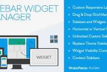 Photo of [Download-S1] Sidebar & Widget Manager for WordPress v3.1.6