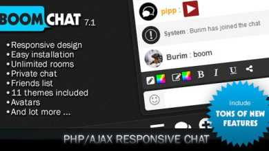 Photo of [Download-S1] Boomchat v7.0 - Responsive PHP/AJAX Chat